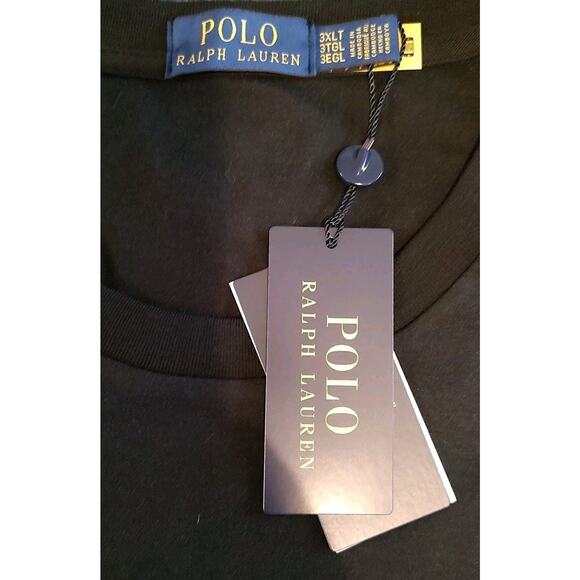 Men's Polo Ralph Lauren Short Sleeve Black Crew Neck Shirt - 3XLT NWT ($69.50) - Picture 3 of 4